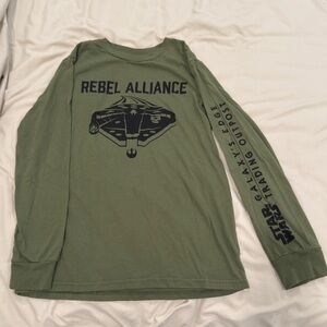 Star Wars Rebel Alliance Olive Long Sleeve Tee